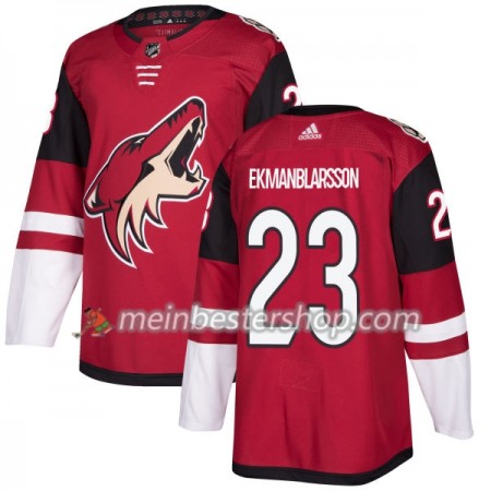 Arizona Coyotes Oliver Ekman-Larsson 23 Adidas 2017-2018 Maroon Trikot Authentic - Herren
